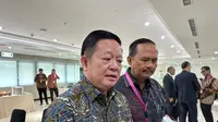 Sekretaris Jenderal ASEAN Kao Kim Hourn di sela-sela perayaan 56th ASEAN Day di Jakarta, Selasa (8/8/2023). (Liputan6/Benedikta Miranti)