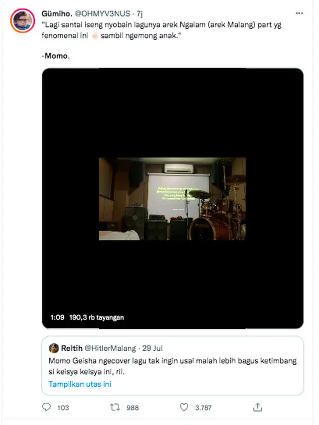 Viral Momo Geisha Sukses Cover Lagu Tak Ingin Usai, Langsung Dibandingkan dengan Keisya Levronka