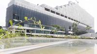 Bangunan revitalisasi Taman Ismail Marzuki (TIM) di Cikini, Menteng, Jakarta Pusat, Jumat (11/3/2022). Hingga saat ini progres pembangunan TIM telah mencapai 89 persen. (Liputan6.com/Herman Zakharia)