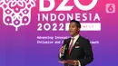 Ketua Dewan Pertimbangan KADIN Indonesia Anindya Bakrie saat memimpin diskusi informal Forum B20 yang diikuti delegasi
anggota G20, di Jakarta, Kamis (27/1/2022). Dunia membutuhkan pengurangan emisi 50 persen pada tahun 2030 untuk membatasi pemanasan global. (Liputan6.com/HO/Alwi)