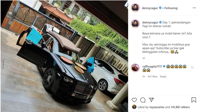 Denny Cagur - Raffi Ahmad (Foto: Instagram/@dennycagur)