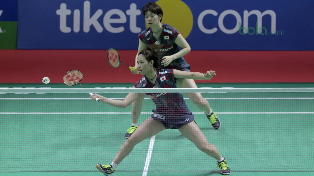 Indonesia Open 2018, Bola.com, Yuki Fukushima/Sayaka Hirota