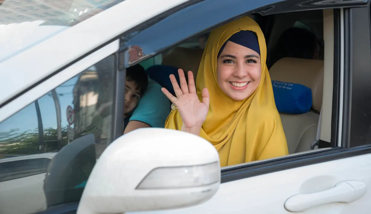Senyum ramahnya selalu menghiasi dunia, namun hatinya hanya akan menjadi milik Stuart Collin (Foto: Desmond Manullang)