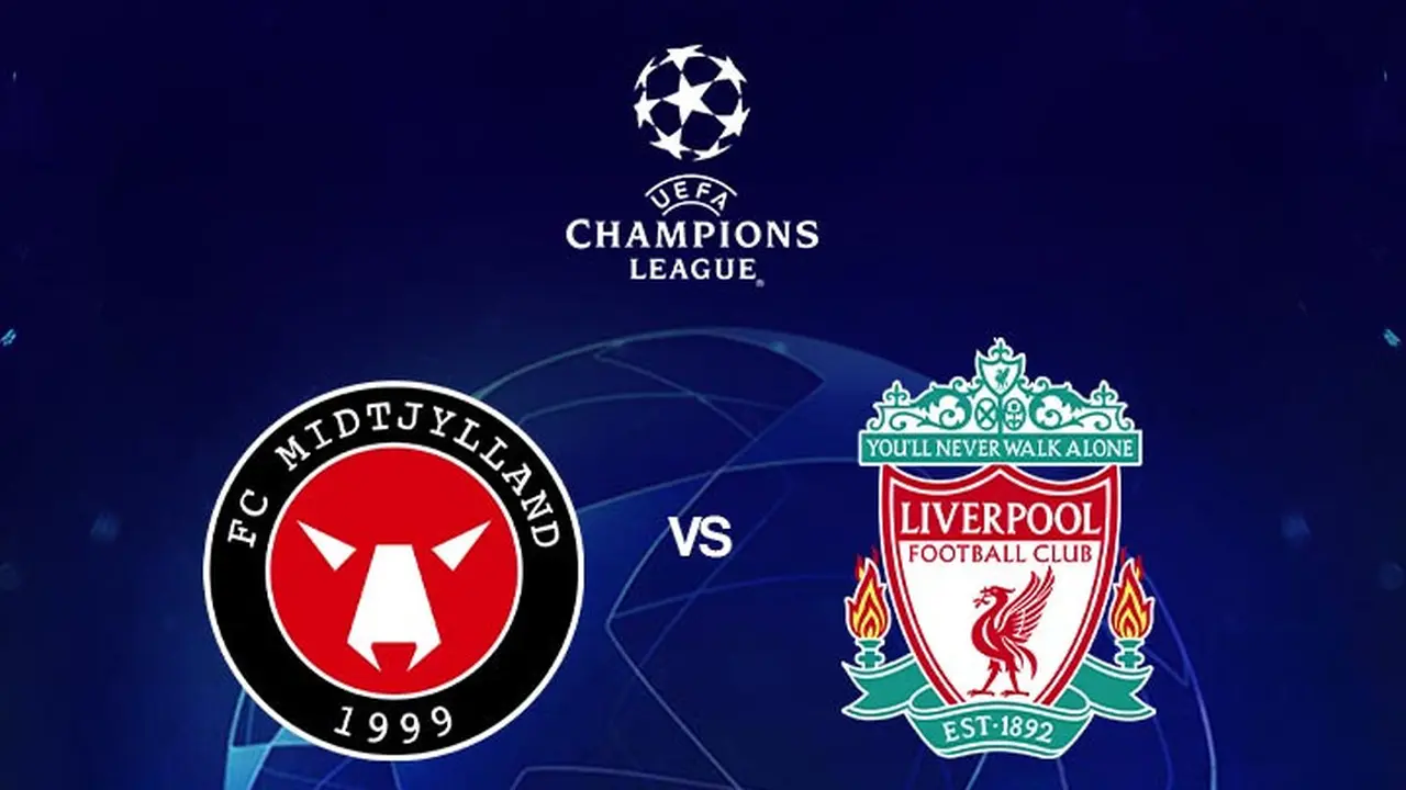 Liga Champions - Midtjylland Vs Liverpool