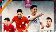 Piala Asia U-23 - Timnas Indonesia Vs Uzbekistan - Duel Pemain: Witan Sulaeman, Marselino Ferdinan Vs Abbosbek Fayzullaev, Khusayin Norchaev (Bola.com/Adreanus Titus)