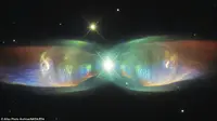 Teleskop Hubble memotret 'kupu-kupu' raksasa di antariksa
