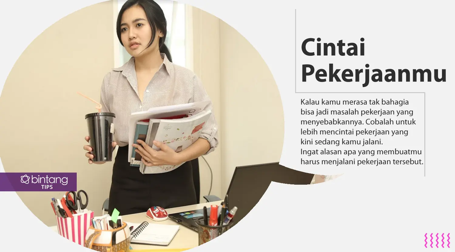 Tips bahagia dan produktif. (Foto: Daniel Kampua, Digital Imaging: Nurman Abdul Hakim/Bintang.com)
