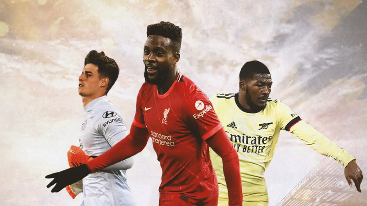 Ilustrasi - Kepa Arrizabalaga, Divock Origi, Ainsley Maitland-Niles