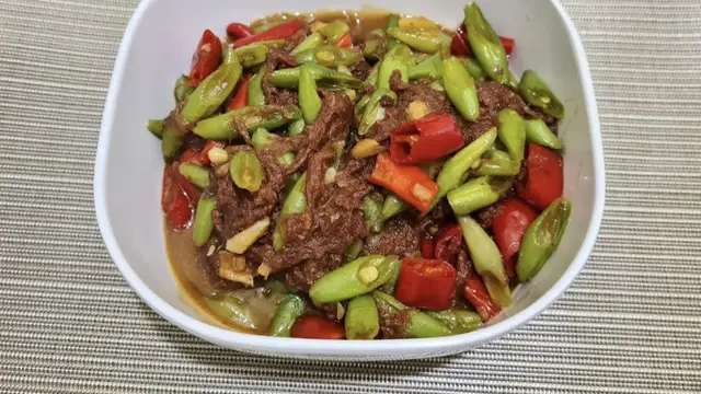 Buncis Tumis Kornet Sapi