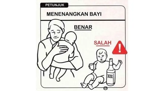 7 Tutorial Merawat Bayi Ala Netizen Ini Kocak, Jangan Ditiru