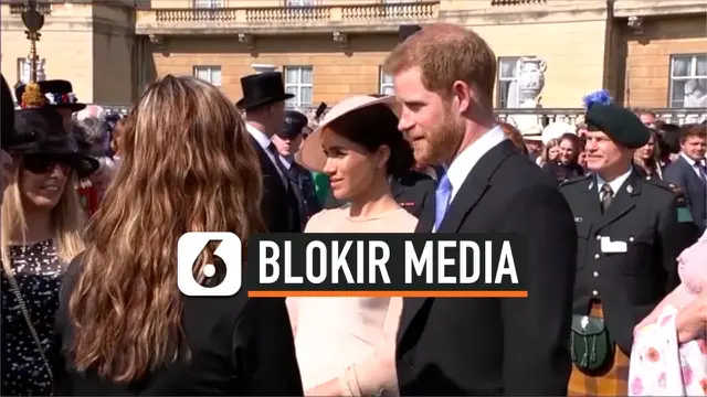 VIDEO: Pangeran Harry-Meghan Markle Blokir 4 Tabloid Besar Inggris