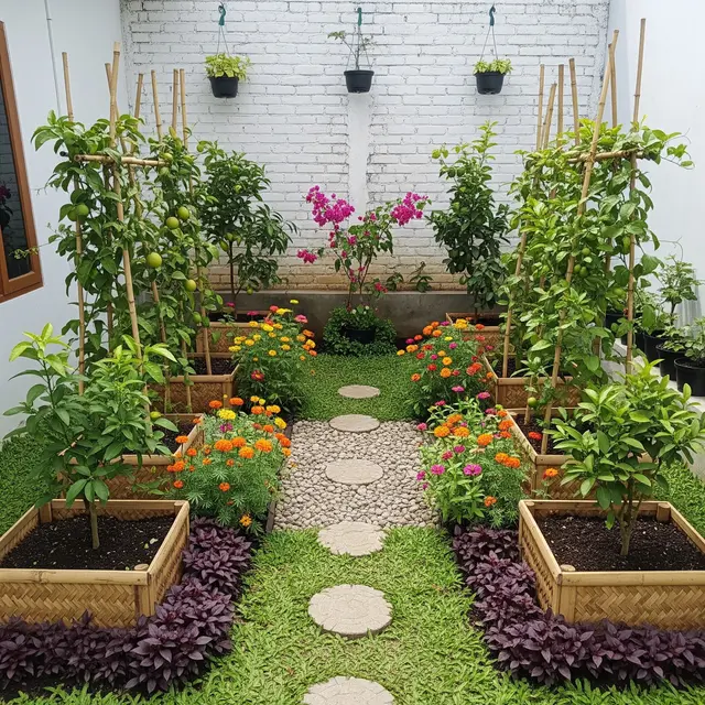 9 Ide Edible Garden Menyatu dengan Taman Bunga Biar Cantik dan Bisa Dimakan
