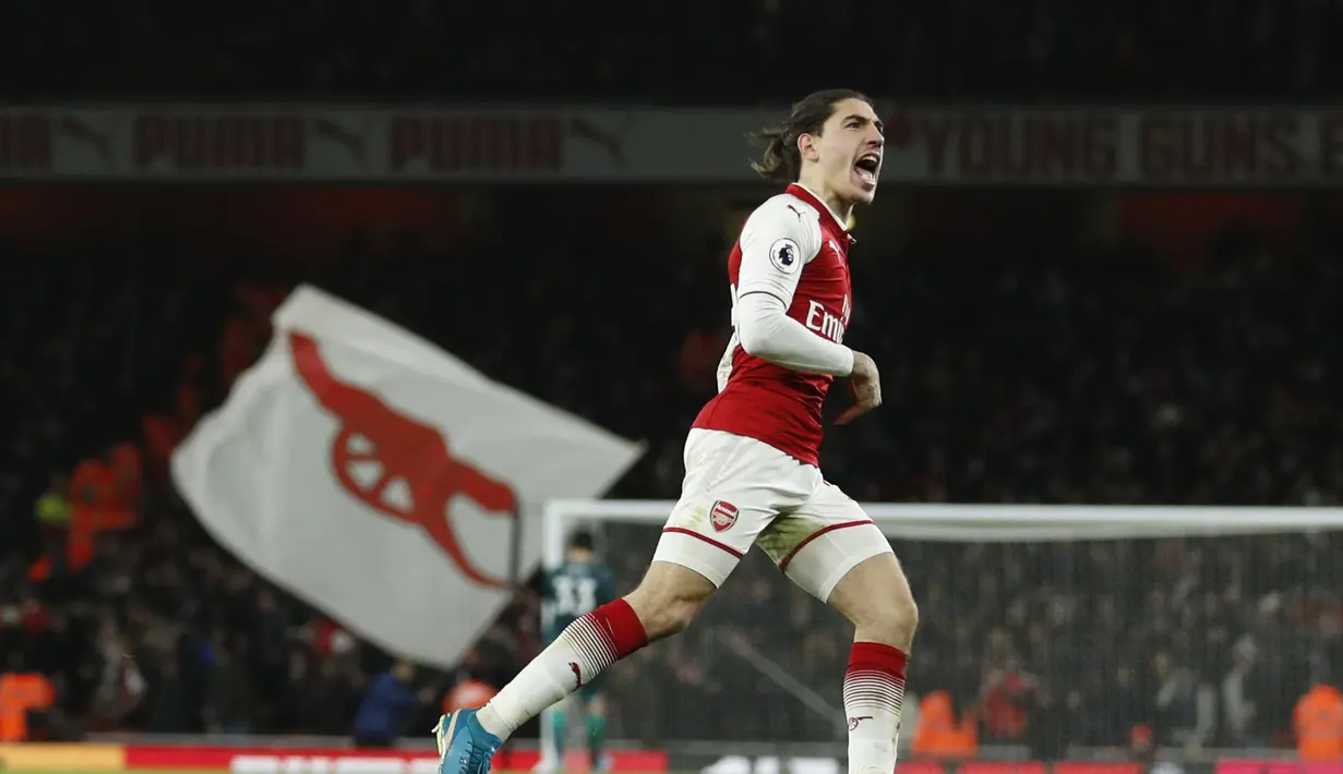 4. Hector Bellerin – Arsenal dipusingkan dengan cedera yang dialami oleh Bellerin. Ia menderta cedera ACL yang membuatnya absen hingga akhir musim. Hingga saat ini Arsenal masih belum menemukan pengganti sepadan. (AFP/)