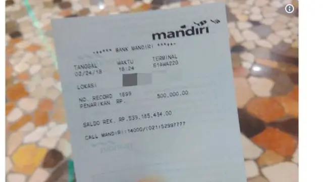 [Bintang] Nemu Struk ATM Orang Lain, Cewek Ini Kaget Saat Lihat Jumlah Saldonya