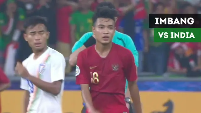 Berita video highlight Timnas Indonesia U-16 vs India U-16 pada laga terakhir Grup C Piala AFC U-16 2018 yang berakhir dengan skor 0-0, Kamis (27/9/2018). Hasil imbang tersebut membawa Timnas Indonesia U-16 menjadi juara grup.