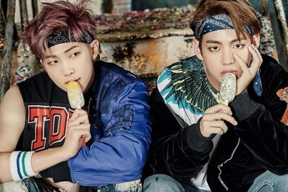 [Bintang] Jelang Ultah, Simak Duet Apik V dan Rap Monster BTS 