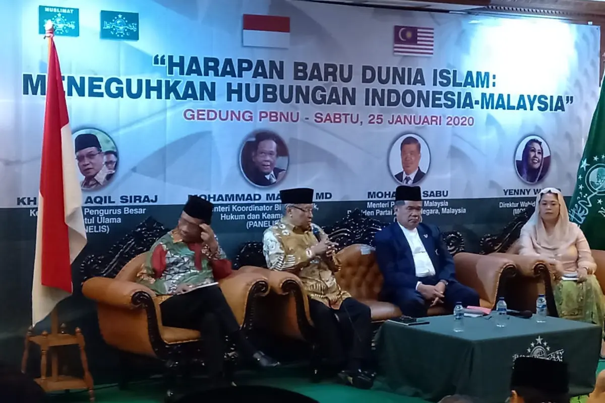 Menko Polhukam Mahfud MD bercerita tentang Amerika Serikat yang menawarkan kerja sama dengan Indonesia terkait masalah perairan Natuna