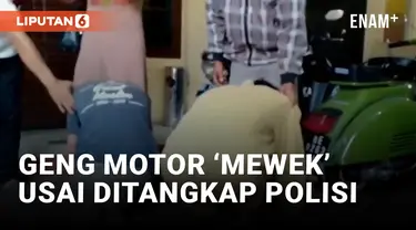 Anggota Geng Motor di Teluk Betung Selatan Bersujud Minta Maaf Usai Ditangkap Polisi