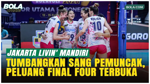 Megawati Tak Berdaya! Pertamina Enduro Tumbang, Livin’ Mandiri Buka Jalan ke Final Four Proliga 2026