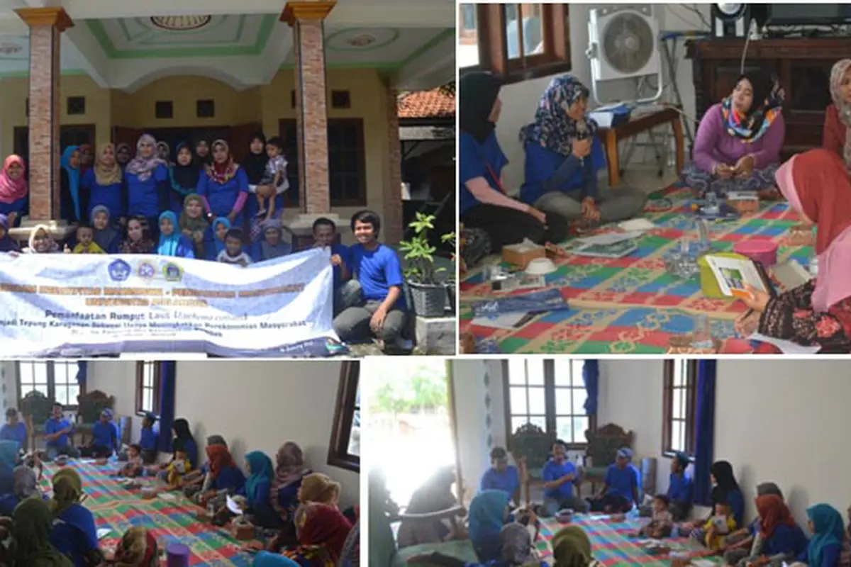 Mahasiswa UNAIR Ajari Warga Bawean Ubah “Sampah” Jadi Emas