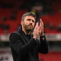 Manajer Manchester United, Michael Carrick. (Oli Scarff/AFP)