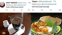 6 Makanan Indonesia Diterjemahkan ke Bahasa Inggris Ini Hasilnya Kocak (Sumber: Twitter/@Adhit_Android/@SayangDanyel)