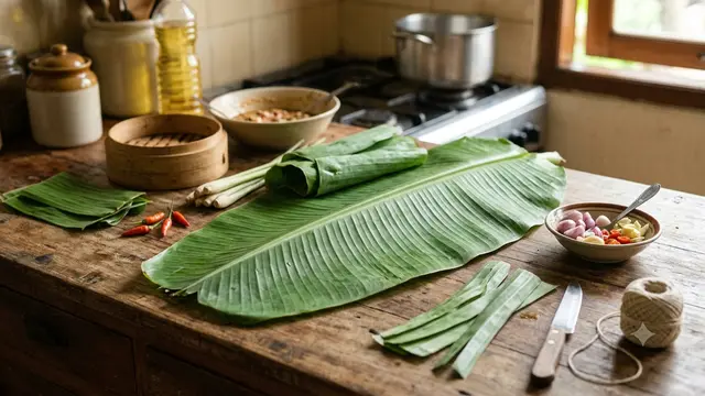 Ilustrasi Daun Pisang/Photo by Bernd Dittrich on Unsplash