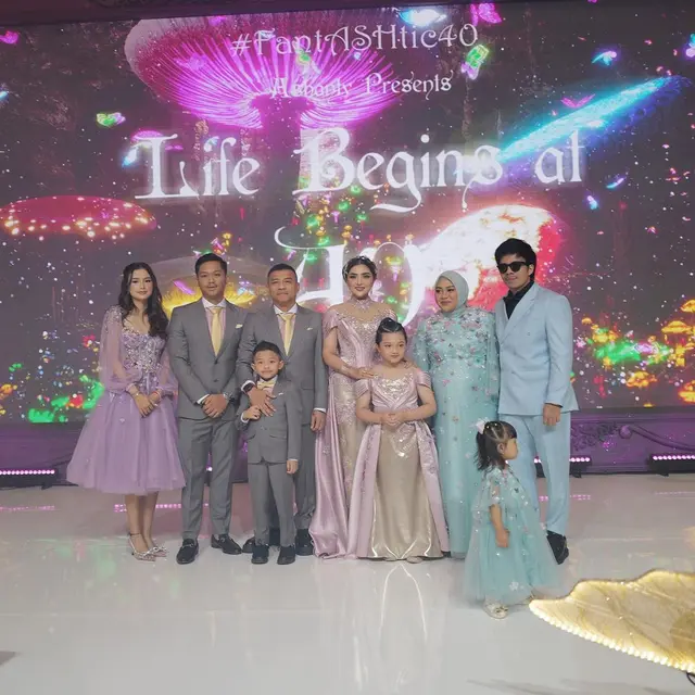 Para mama di pesta ulang tahun Ashanty