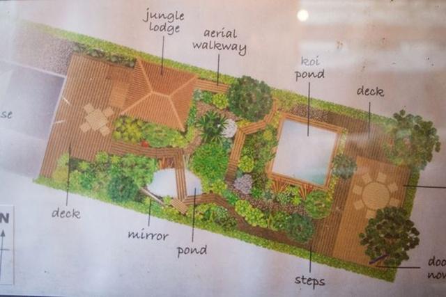 Peta rumah Nick | Copyright mirror.co.uk/SWNS