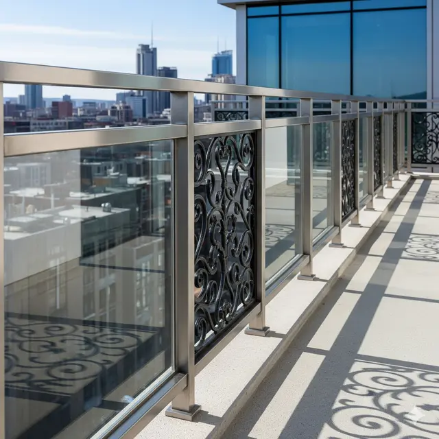 Railing Balkon Klasik Modern Terbaru (Foto: Gemini AI)