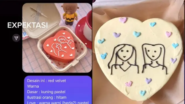 Tak Sesuai Ekspektasi, 7 Potret Bento Cake Ini Bikin Ikut Ngelus Dada. (Sumber: TikTok/thatfenny)