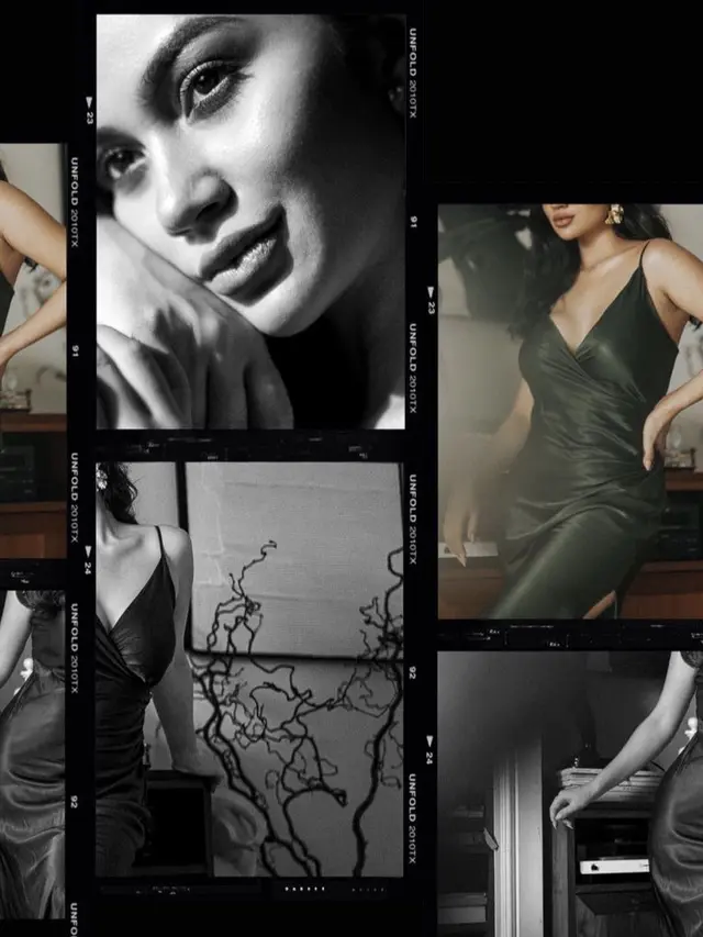 Pesona Ariel Tatum Kenakan Gaun Serba Hitam dengan Makeup Bold, credit: @arieltatum