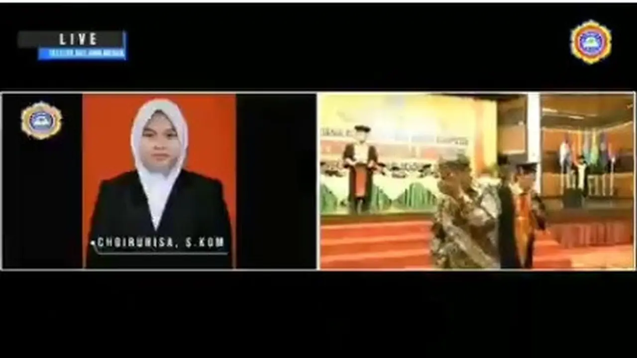 viral video haru ayah wakili sang anak wisuda