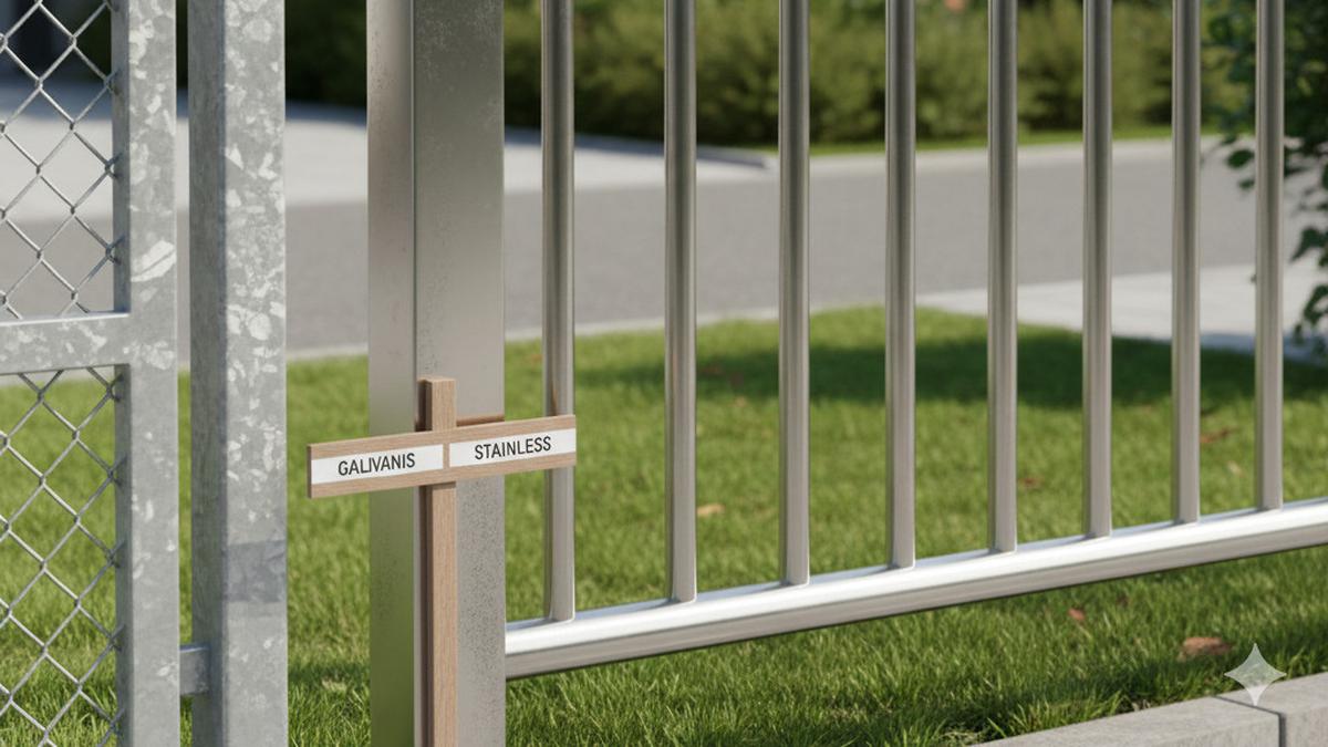 Perbandingan Biaya Pasang Pagar Galvanis dan Stainless, Cari Tahu Mana yang Lebih Hemat!