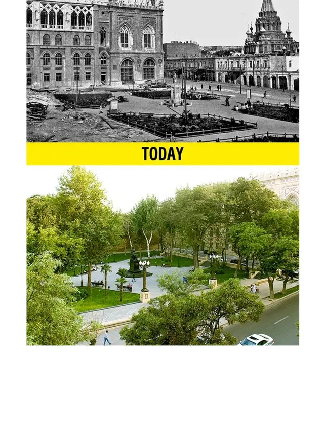 Potret Perbedaan 7 Kota Setelah 100 Tahun, Tak Selalu Penuh Gedung Tinggi