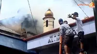 [VIDEO] Kebakaran Landa Pemukiman Padat Penduduk di Tambora