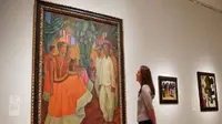 ukisan yang diberi judul Dance in Tehuantepec tersebut dibuat oleh pelukis Diego Rivera.