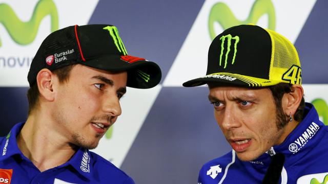 Jorge Lorenzo dan Valentino Rossi