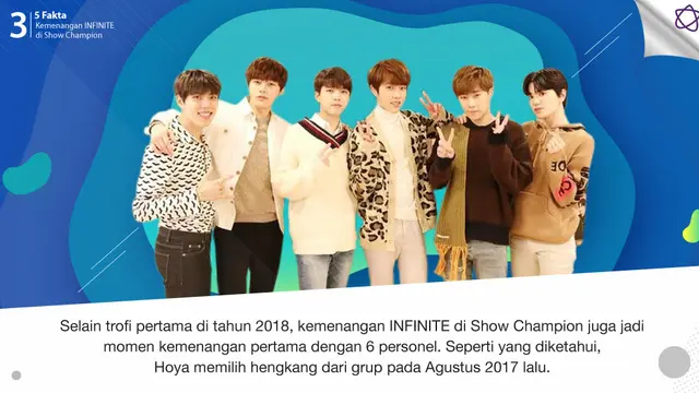 [Bintang] 5 Fakta Kemenangan INFINITE di Show Champion