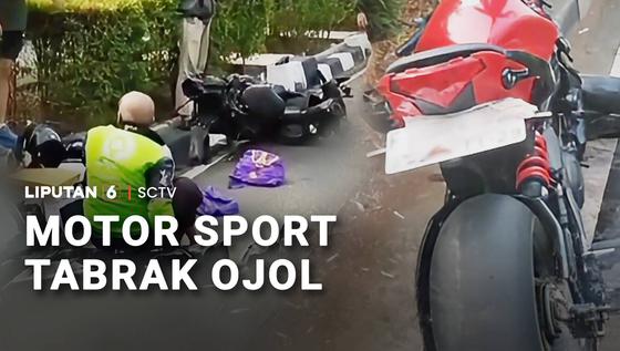 Motor Sport Tabrak Ojol