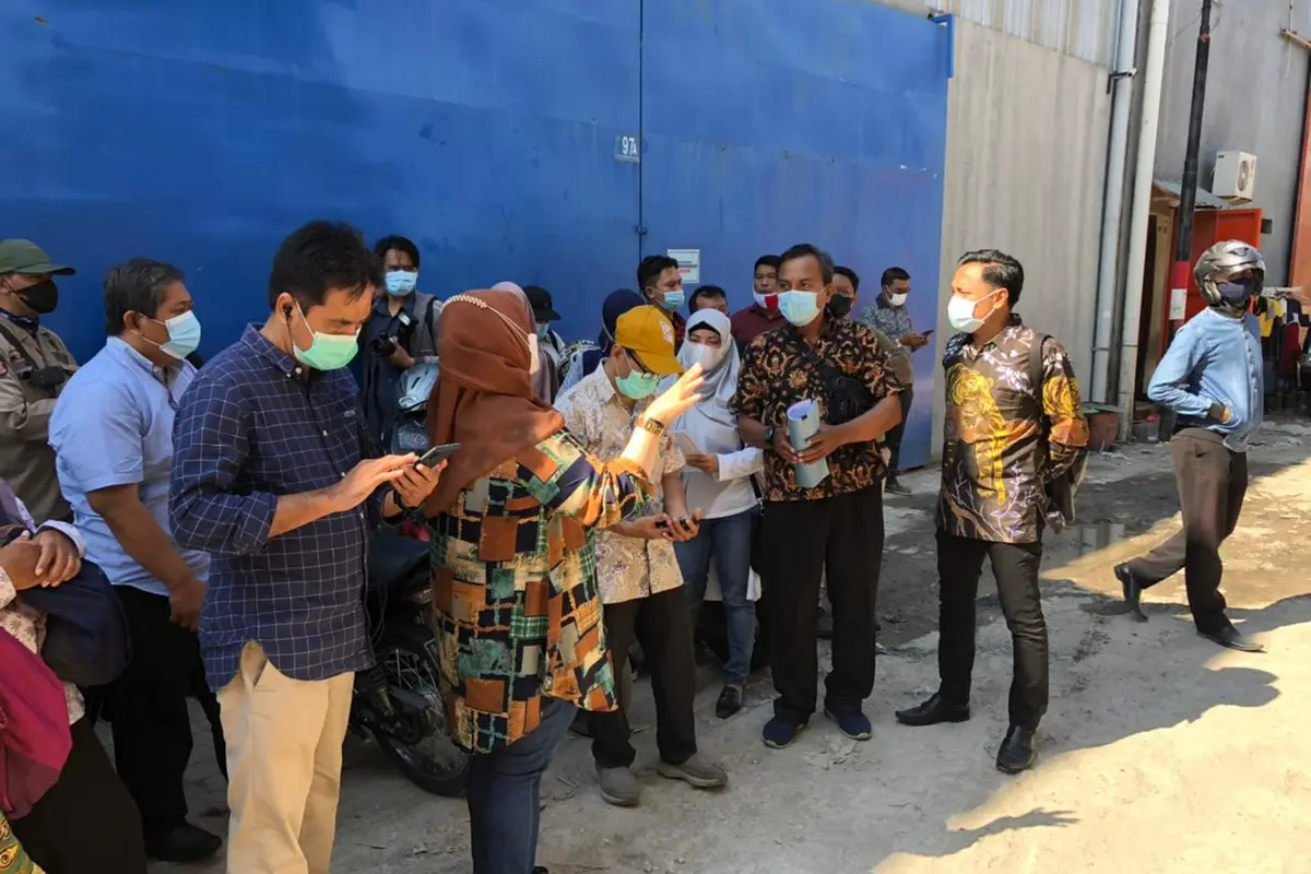 Sidak Komisi A DPRD Surabaya. (Dian Kurniawan/Liputan6/com)
