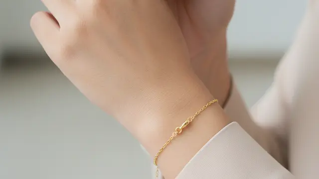 Gelang Emas Cantik tapi Tidak Mencolok untuk Ibu Pengajian. Gemini