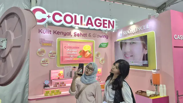 C the Glow dari Dalam, Sido Muncul C+Collagen Curi Perhatian Pengunjung TikTok ForYouBeauty 2026