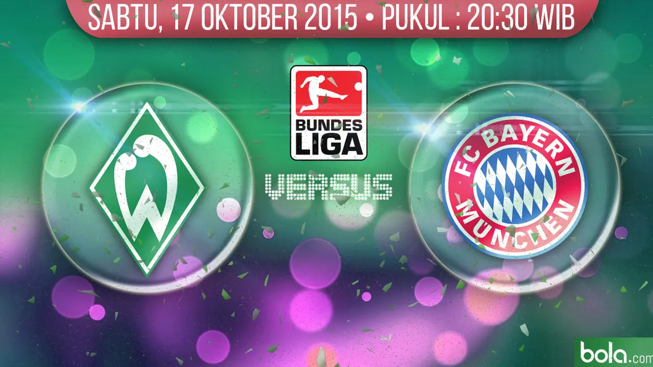 Wender Bremen vs Bayern Munchen (Bola.com/Samsul Hadi)