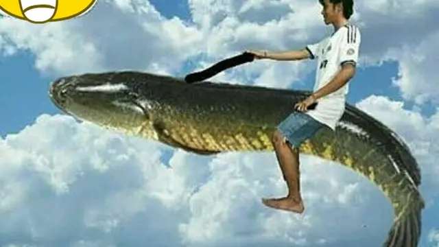 6 Editan Foto Orang Terbang Ini Gagal Total, Absurd Banget