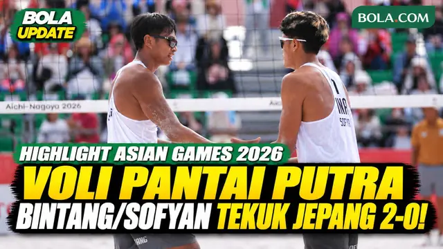 Highlight Semifinal Asian Games 2026: Bintang/Sofyan Tekuk Jepang 2-0, Indonesia ke Final!