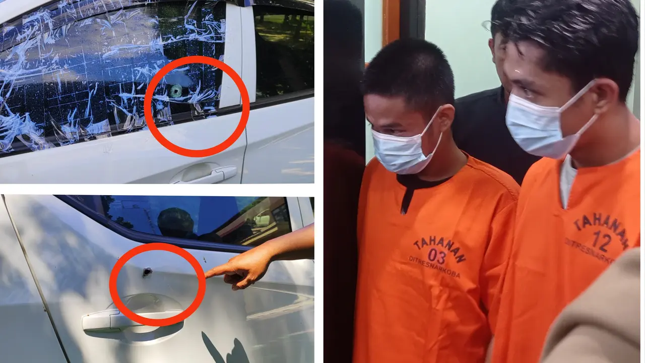 Kedua rekan mahasiswi korban tertembak polisi di Kota Kendari, ternyata merupakan residivis kasus narkoba.