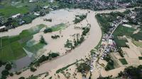 Banjir melanda Kabupaten Limapuluh Kota pada Sabtu 5 September 2020. (Liputan6.co/ Dok BPBD Limapuluh Kota)