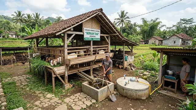 Contoh Integrated Farming Sederhana untuk Pemula di Desa