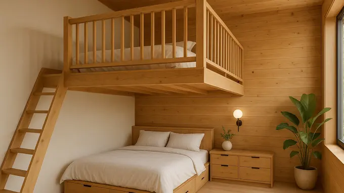 7 Inspirasi Desain Kamar Mezzanine di Rumah Minimalis